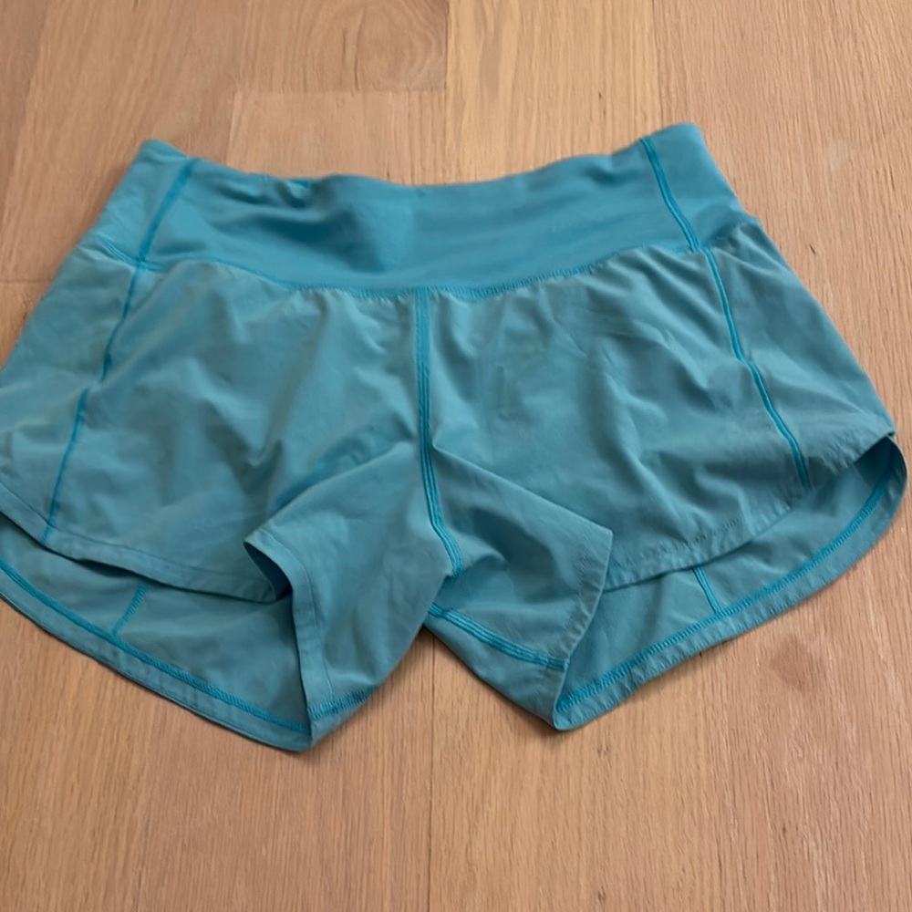 Lululemon teal speed up 4'